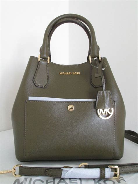 green michael kors handbag|michael kors olive green crossbody.